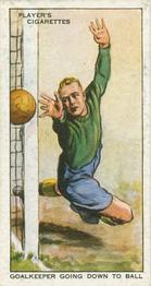 1934 Player's Hints On Association Football #44 Goalkeeper Going Down to Ball, Front