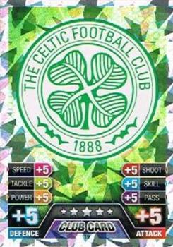 2013-14 Topps Match Attax Scottish Premiership #19 Celtic Club Badge Front