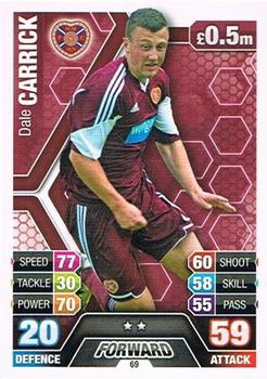 2013-14 Topps Match Attax Scottish Premiership #69 Dale Carrick Front