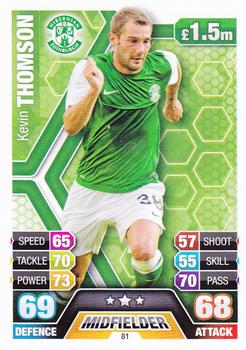 2013-14 Topps Match Attax Scottish Premiership #81 Kevin Thomson Front