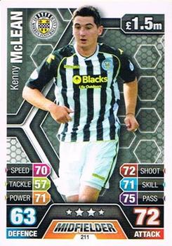 2013-14 Topps Match Attax Scottish Premiership #211 Kenny McLean Front