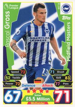 2017-18 Topps Match Attax Premier League - Mega Tin Exclusives : Midfield Masters #MT18 Pascal Gross Front