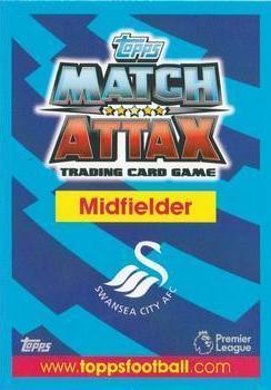 2017-18 Topps Match Attax Premier League - Mega Tin Exclusives : Midfield Masters #MT27 Tom Carroll Back