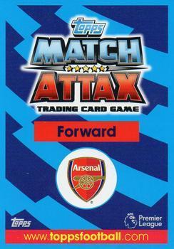 2017-18 Topps Match Attax Premier League - Mega Tin Exclusives : Goal Machines #MT32 Alexandre Lacazette Back