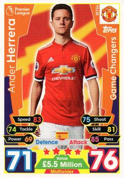 2017-18 Topps Match Attax Premier League - Mega Tin Exclusives : Game Changer #MT56 Ander Herrera Front