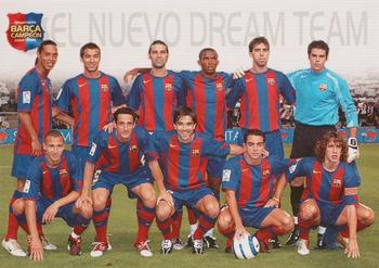 2004-05 Panini Megacracks Barca Campeón / Campió #4 El Nuevo Dream Team / Un Nou Dream Team Front