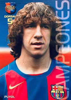 2004-05 Panini Megacracks Barca Campeón / Campió #17 Puyol Front