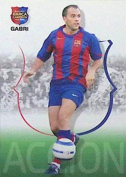 2004-05 Panini Megacracks Barca Campeón / Campió #55 Gabri Front