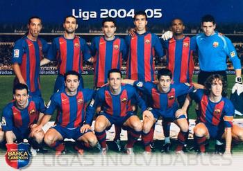 2004-05 Panini Megacracks Barca Campeón / Campió #135 Liga 2004/05 / Lliga 2004/05 Front
