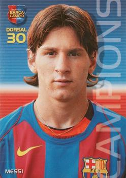 2004-05 Panini Megacracks Barca Campeón / Campió #35 Messi Front