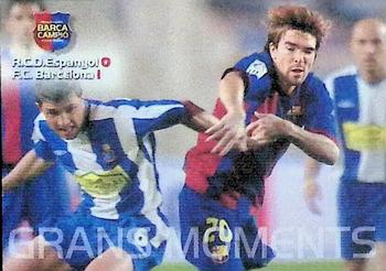 2004-05 Panini Megacracks Barca Campeón / Campió #109 R.C.D. Espanyol 0 F.C. Barcelona 1 Front