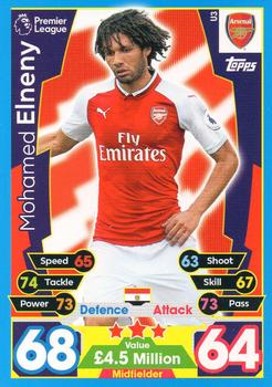 2017-18 Topps Match Attax Premier League Extra #U3 Mohamed Elneny Front