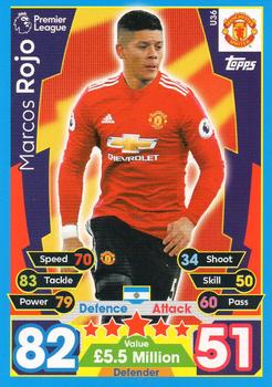 2017-18 Topps Match Attax Premier League Extra #U36 Marcos Rojo Front