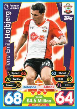 2017-18 Topps Match Attax Premier League Extra #U42 Pierre-Emile Hojbjerg Front