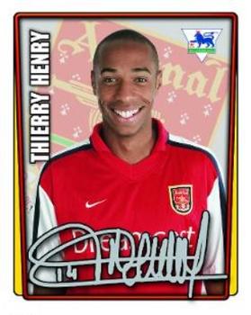 2001-02 Merlin F.A. Premier League 2002 #19 Thierry Henry Front