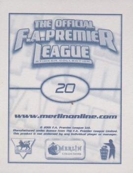 2001-02 Merlin F.A. Premier League 2002 #20 Francis Jeffers Back