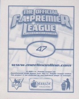 2001-02 Merlin F.A. Premier League 2002 #47 Stig Inge Bjornebye Back