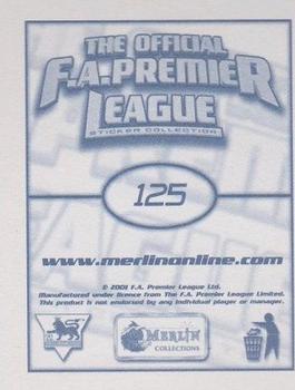 2001-02 Merlin F.A. Premier League 2002 #125 Mart Poom Back