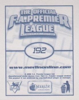 2001-02 Merlin F.A. Premier League 2002 #192 Finidi George Back
