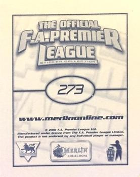 2001-02 Merlin F.A. Premier League 2002 #273 Jamie Carragher Back