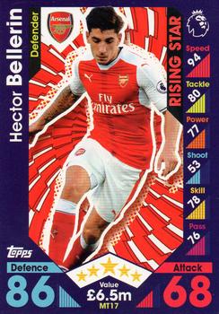 2016-17 Topps Match Attax Premier League - Mega Tin Exclusives #MT17 Hector Bellerin Front