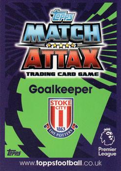 2016-17 Topps Match Attax Premier League - Mega Tin Exclusives #MT27 Jack Butland Back