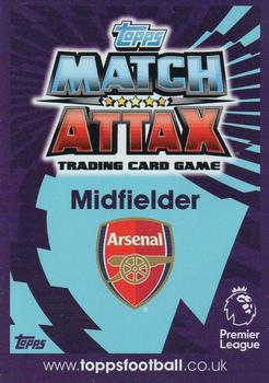 2016-17 Topps Match Attax Premier League - Limited Edition Gold #LE8 Jack Wilshere Back