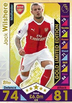 2016-17 Topps Match Attax Premier League - Limited Edition Gold #LE8 Jack Wilshere Front