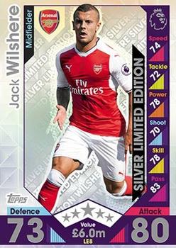 2016-17 Topps Match Attax Premier League - Limited Edition Silver #LE8 Jack Wilshere Front