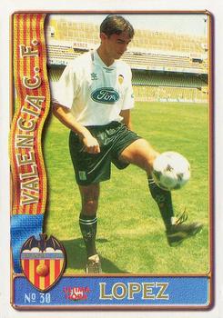1996-97 Mundicromo Sport Las Fichas de La Liga - Ultima Hora #30 Lopez Front