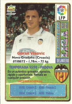 1996-97 Mundicromo Sport Las Fichas de La Liga - Ultima Hora #35 Vlaovic Back