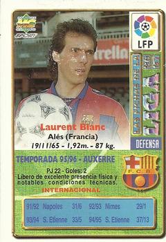 1996-97 Mundicromo Sport Las Fichas de La Liga - Ultima Hora #41 Blanc Back