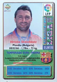 1996-97 Mundicromo Sport Las Fichas de La Liga - Ultima Hora #50 Stoichkov Back