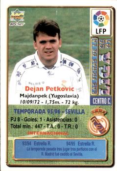 1996-97 Mundicromo Sport Las Fichas de La Liga - Ultima Hora #101 Petkovic Back