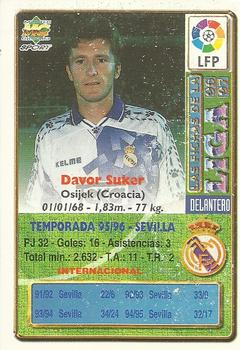 1996-97 Mundicromo Sport Las Fichas de La Liga - Ultima Hora #104 Suker Back