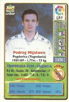 1996-97 Mundicromo Sport Las Fichas de La Liga - Ultima Hora #105 Mijatovic Back