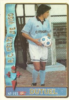 1996-97 Mundicromo Sport Las Fichas de La Liga - Ultima Hora #193 Dutuel Front