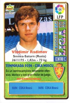 1996-97 Mundicromo Sport Las Fichas de La Liga - Ultima Hora #206 Radimov Back