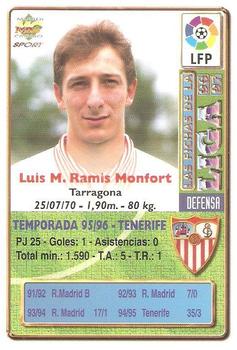 1996-97 Mundicromo Sport Las Fichas de La Liga - Ultima Hora #243 Ramis Back