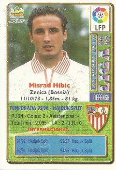 1996-97 Mundicromo Sport Las Fichas de La Liga - Ultima Hora #246 Hibic Back