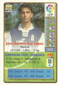 1996-97 Mundicromo Sport Las Fichas de La Liga - Ultima Hora #266 Gay Back