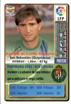 1996-97 Mundicromo Sport Las Fichas de La Liga - Ultima Hora #274 Elduayen Back