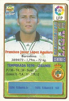 1996-97 Mundicromo Sport Las Fichas de La Liga - Ultima Hora #296 Javi Lopez Back