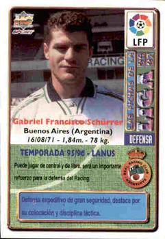 1996-97 Mundicromo Sport Las Fichas de La Liga - Ultima Hora #298 Schurrer Back