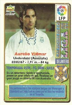 1996-97 Mundicromo Sport Las Fichas de La Liga - Ultima Hora #88 Vidmar Back
