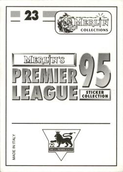 1994-95 Merlin's Premier League 95 #23 Action Photo 1 Back