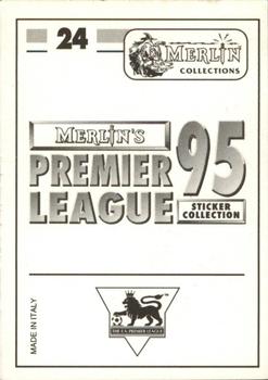 1994-95 Merlin's Premier League 95 #24 Action Photo 2 Back