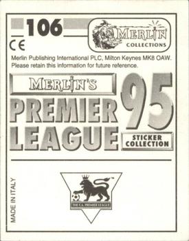 1995 Merlin's Premier League #106 Dave Busst Back