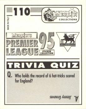 1994-95 Merlin's Premier League 95 #110 John Williams Back