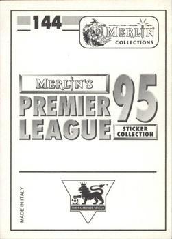 1994-95 Merlin's Premier League 95 #144 Action Photo 2 Back
